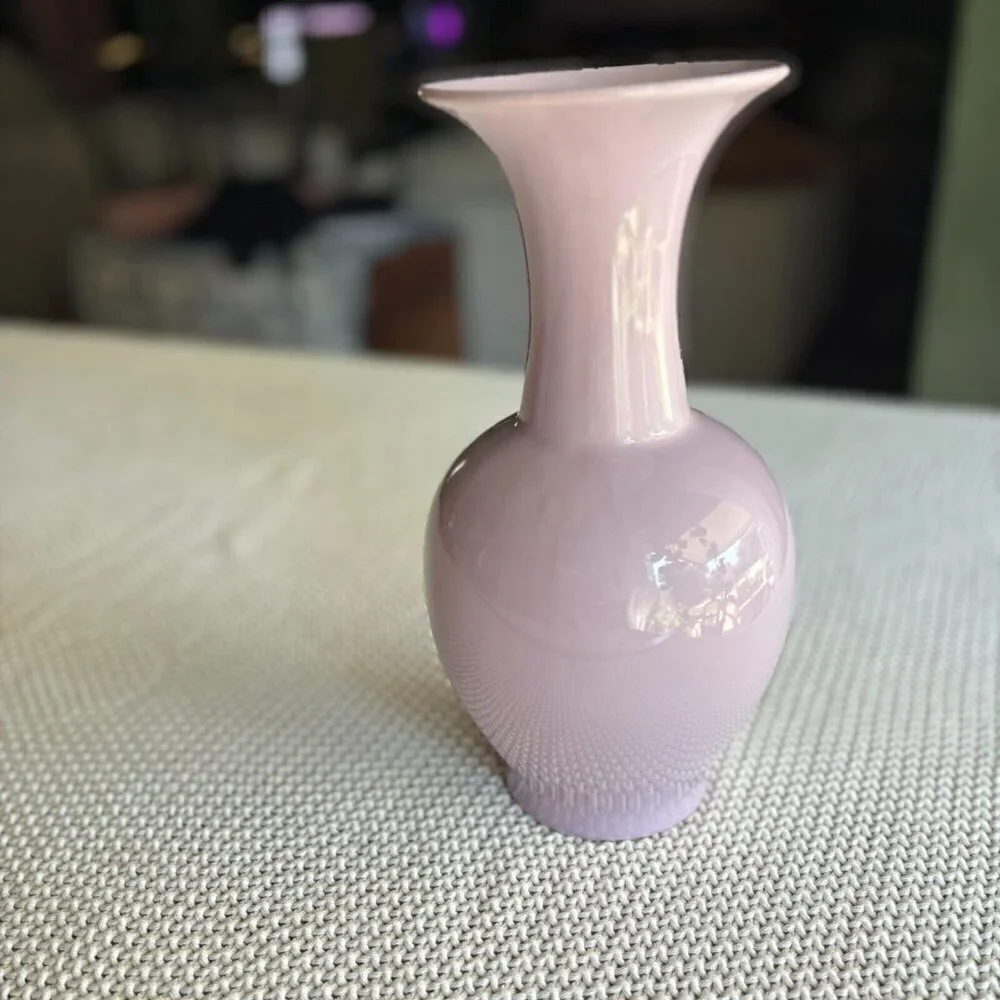 Vintage Purple Lavender Vase Art Deco Modern